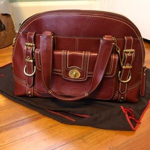 Coach Burgundy Miranda bag